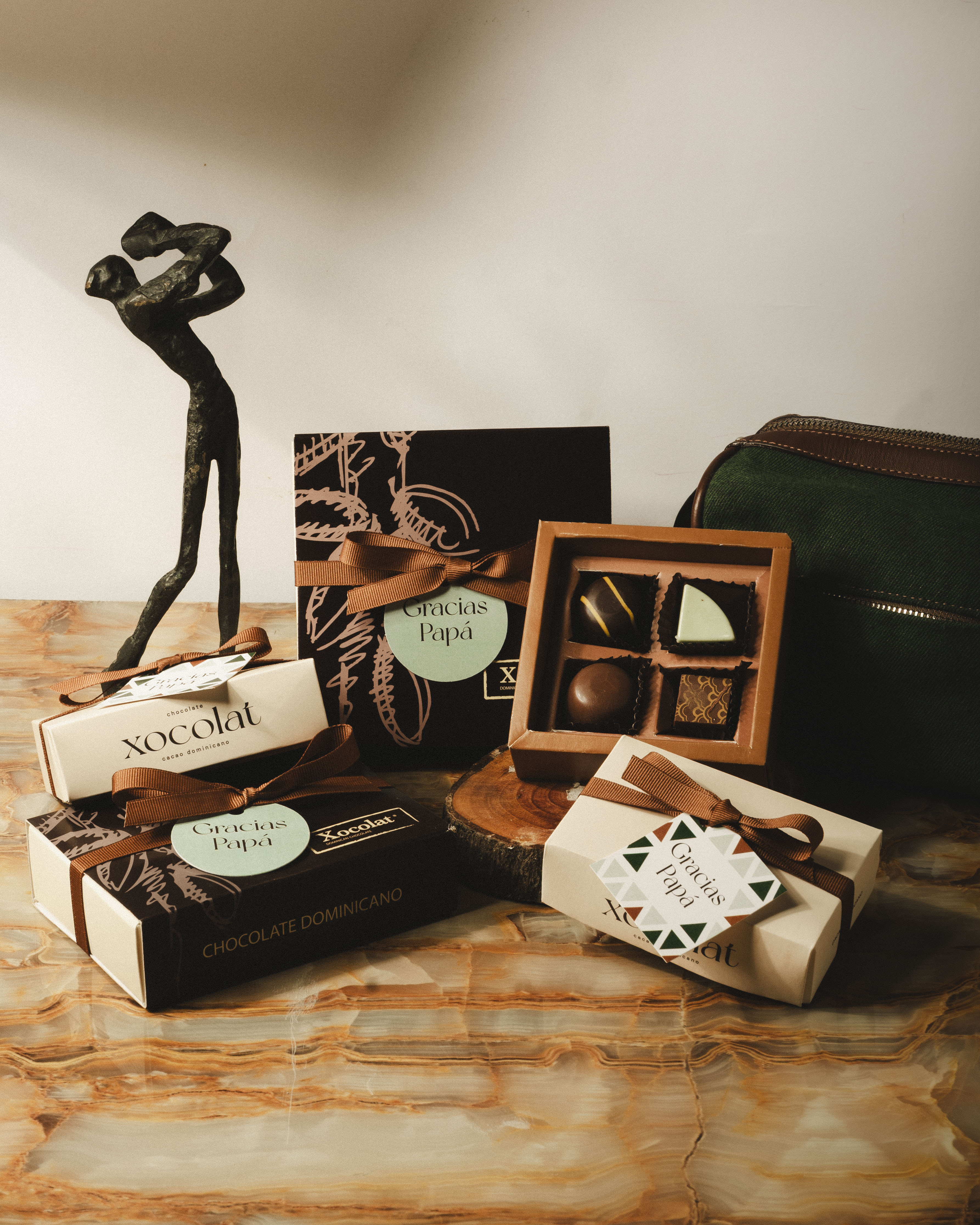 Caja crema 2 bombones