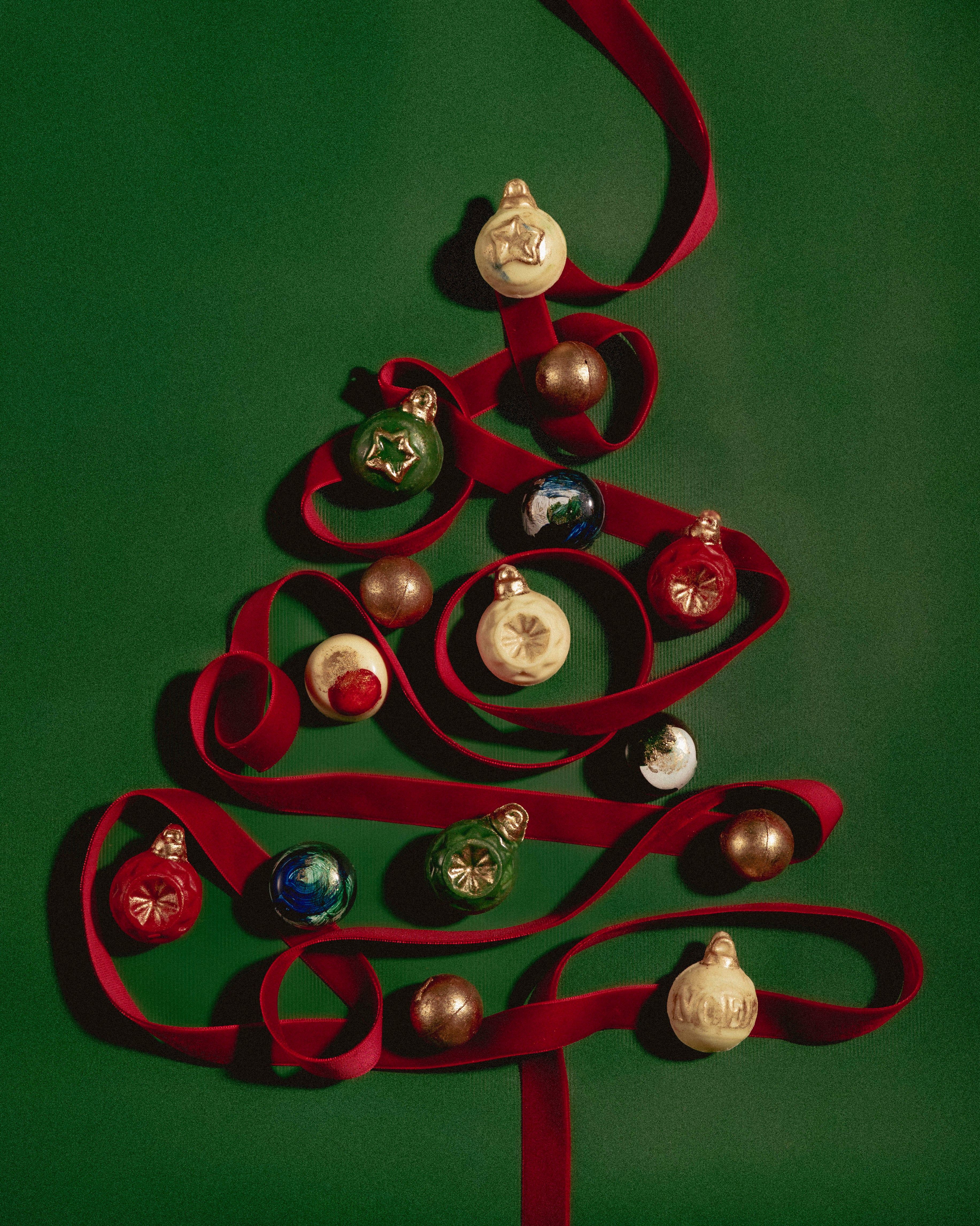 Bombones de bolita navidad unid